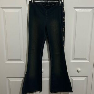 RARE Patty Jeans USA Lace Low Rise Y2K Vintage 2000s Miss Sixty Baby Phat LEI